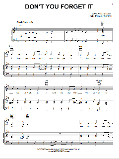 Don't You Forget It von Henry Mancini (Download) 