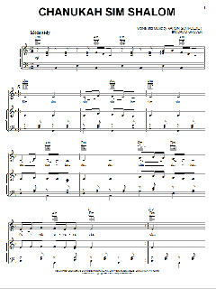 Chanukah Sim Shalom von Aaron Schroeder (Download) 