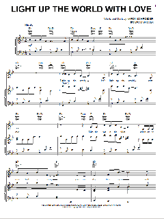 Light Up The World With Love von Aaron Schroeder (Download) 