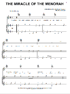 The Miracle Of The Menorah von Aaron Schroeder (Download) 