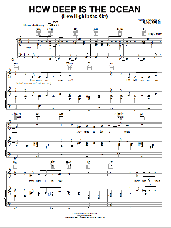 How Deep Is The Ocean (How High Is The Sky) von Eric Clapton (Download) 