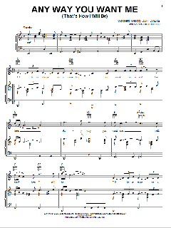 Any Way You Want Me von Elvis Presley (Download) 