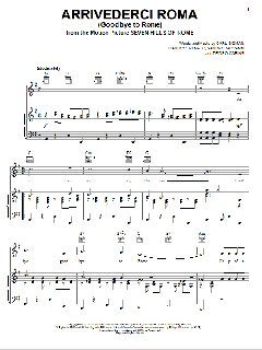 Arrivederci Roma (Goodbye To Rome) von Mario Lanza (Download) 