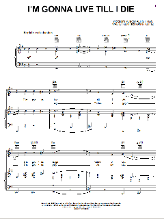 I'm Gonna Live Till I Die von Al Hoffman (Download) 