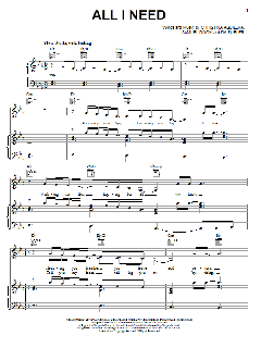 All I Need von Christina Aguilera (Download) 