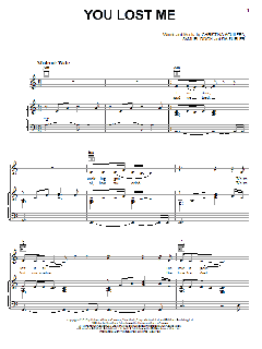 You Lost Me von Christina Aguilera (Download) 