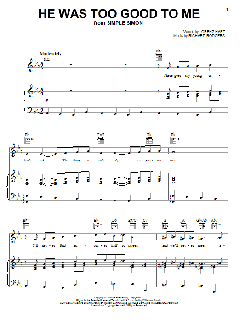 He Was Too Good To Me von Lorenz Hart (Download) 