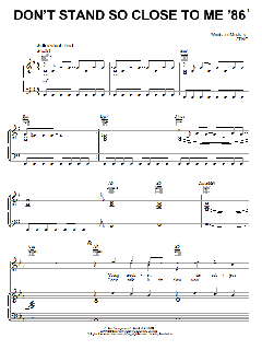 Don't Stand So Close To Me '86 von The Police (Download) 