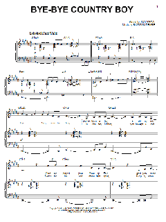 Bye-Bye Country Boy von Blossom Dearie (Download) 