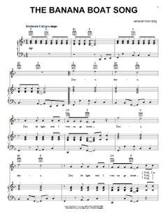 The Banana Boat Song (Day-O) von Jamaican Work Song (Download) 