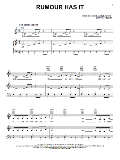 Rumour Has It von Adele (Download) 