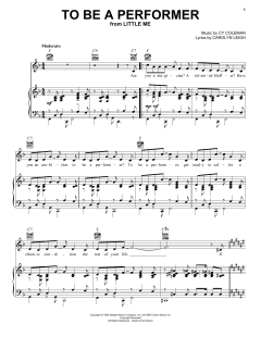 To Be A Performer von Cy Coleman (Download) 