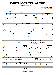 When I Get You Alone von Glee Cast (Download) 