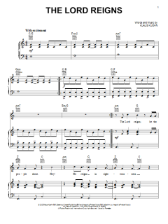 The Lord Reigns von Klaus Kuehn (Download) 