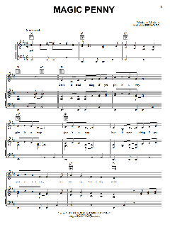 Magic Penny von Malvina Reynolds (Download) 