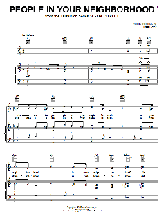 People In Your Neighborhood von Jeff Moss (Download) 