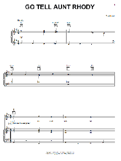 Go Tell Aunt Rhody von Traditional (Download) 