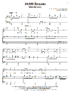 10,000 Reasons (Bless The Lord) von Matt Redman (Download) 