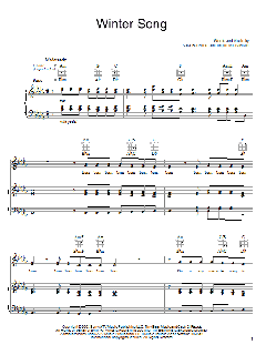 Winter Song von Sara Bareilles (Download) 