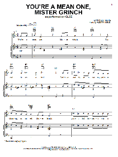 You're A Mean One, Mr. Grinch von Glee Cast (Download) 