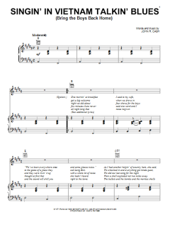 Singin' In Vietnam Talkin' Blues von Johnny Cash (Download) 