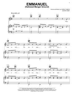 Emmanuel (Hallowed Manger Ground) von Chris Tomlin (Download) 