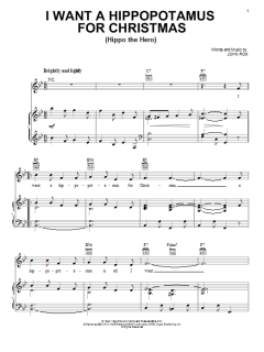 I Want A Hippopotamus For Christmas von John Rox (Download) 