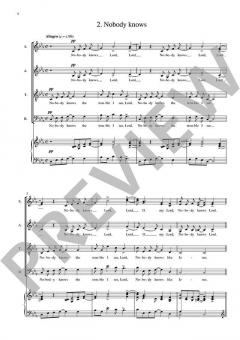 Five Spirituals von Sir Michael Tippett 