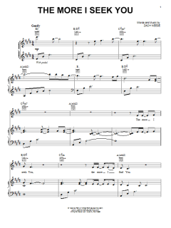 The More I Seek You von Zach Neese (Download) 