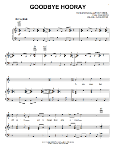 Goodbye Hooray von Red Hot Chili Peppers (Download) 