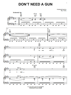 Don't Need A Gun von Billy Idol (Download) 