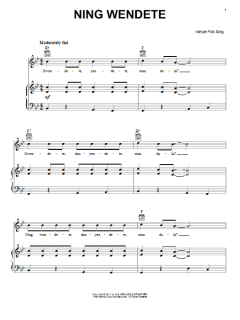 Ning Wendete von Kenyan Folk Song (Download) 