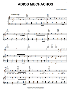 Adios Muchachos (Farewell Boys) von Julio Cesar Sanders (Download) 