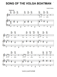 Song Of The Volga Boatman von Russian Folk Song (Download) 