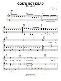 God's Not Dead (Like A Lion) von Newsboys (Download) 