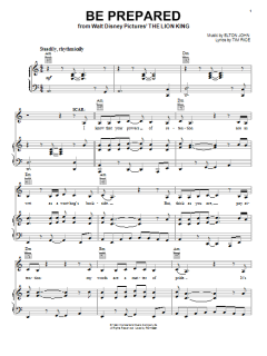 Be Prepared von Tim Rice (Download) 