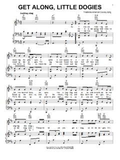 Get Along, Little Dogies von Traditional (Download) 