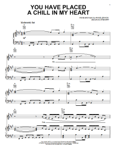 You Have Placed A Chill In My Heart von Eurythmics (Download) 