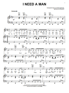 I Need A Man von Eurythmics (Download) 