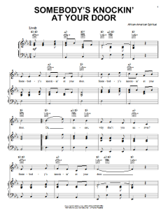 Somebody's Knockin' At Your Door von African-American Spiritual (Download) 