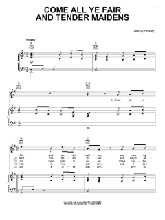 Come All Ye Fair And Tender Maidens von Kentucky Folksong (Download) 