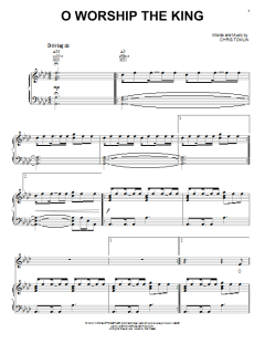 O Worship The King von Chris Tomlin (Download) 