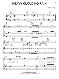 Heavy Cloud No Rain von Sting (Download) 