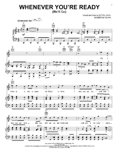 Whenever You're Ready (We'll Go) von Elton John (Download) 