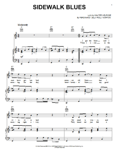 Sidewalk Blues von Jelly Roll Morton (Download) 
