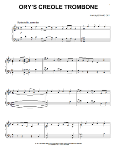Ory's Creole Trombone von Edward Ory (Download) 