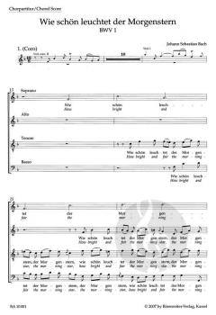 Wie schön leuchtet der Morgenstern von Johann Sebastian Bach (Download) 