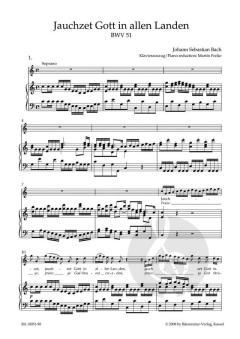 Jauchzet Gott in allen Landen von Johann Sebastian Bach 