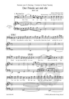 Der Friede sei mit dir von Johann Sebastian Bach (Download) 