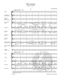 Symphonie Nr. 8 G-Dur op. 88 von Antonín Dvorák 